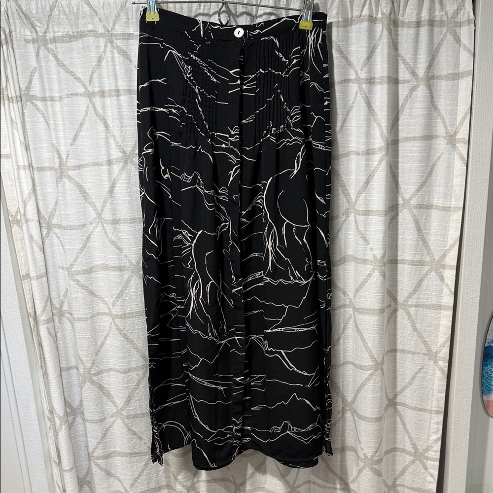 TopShop Horse Scribble Midi Skirt UK 8/US4